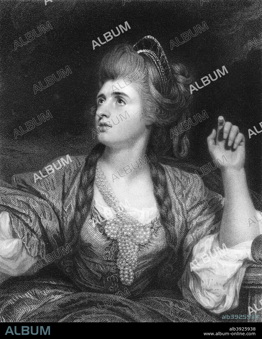 Sarah Siddons, English tragic actress, 1836. Sarah Siddons (1755-1831) was the eldest child of the actor-manager Roger Kemble (1722-1802). She is regarded as one of the greatest British tragic actresses.