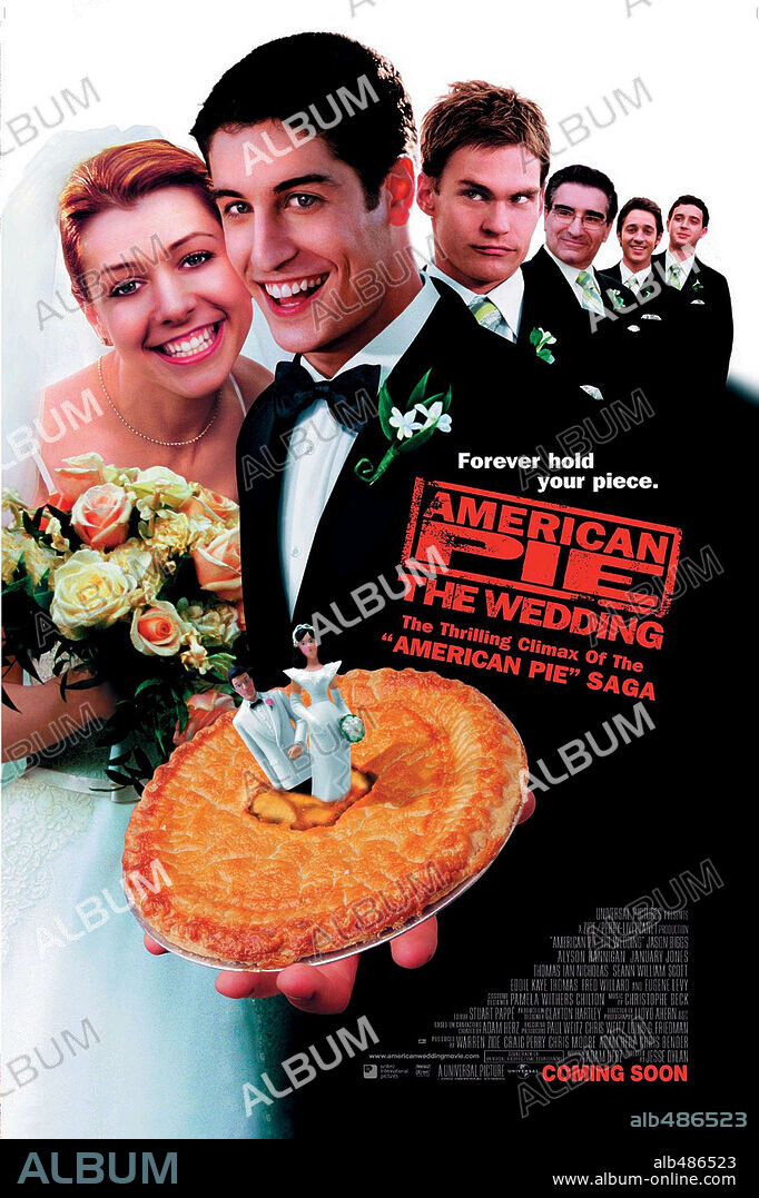 Poster de AMERICAN PIE ¡MENUDA BODA!, 2003 (AMERICAN WEDDING), dirigida por JESSE DYLAN. Copyright UNIVERSAL STUDIOS.