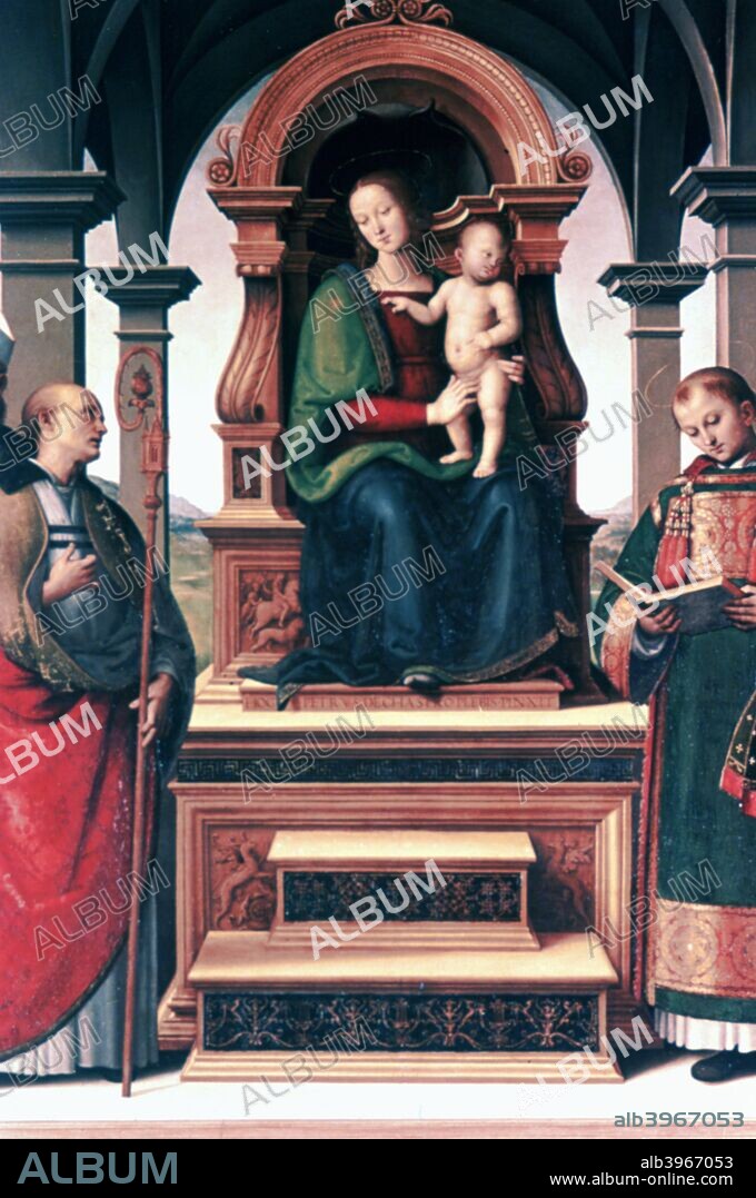 'Madonna and Child with Saints', c1470-1523.