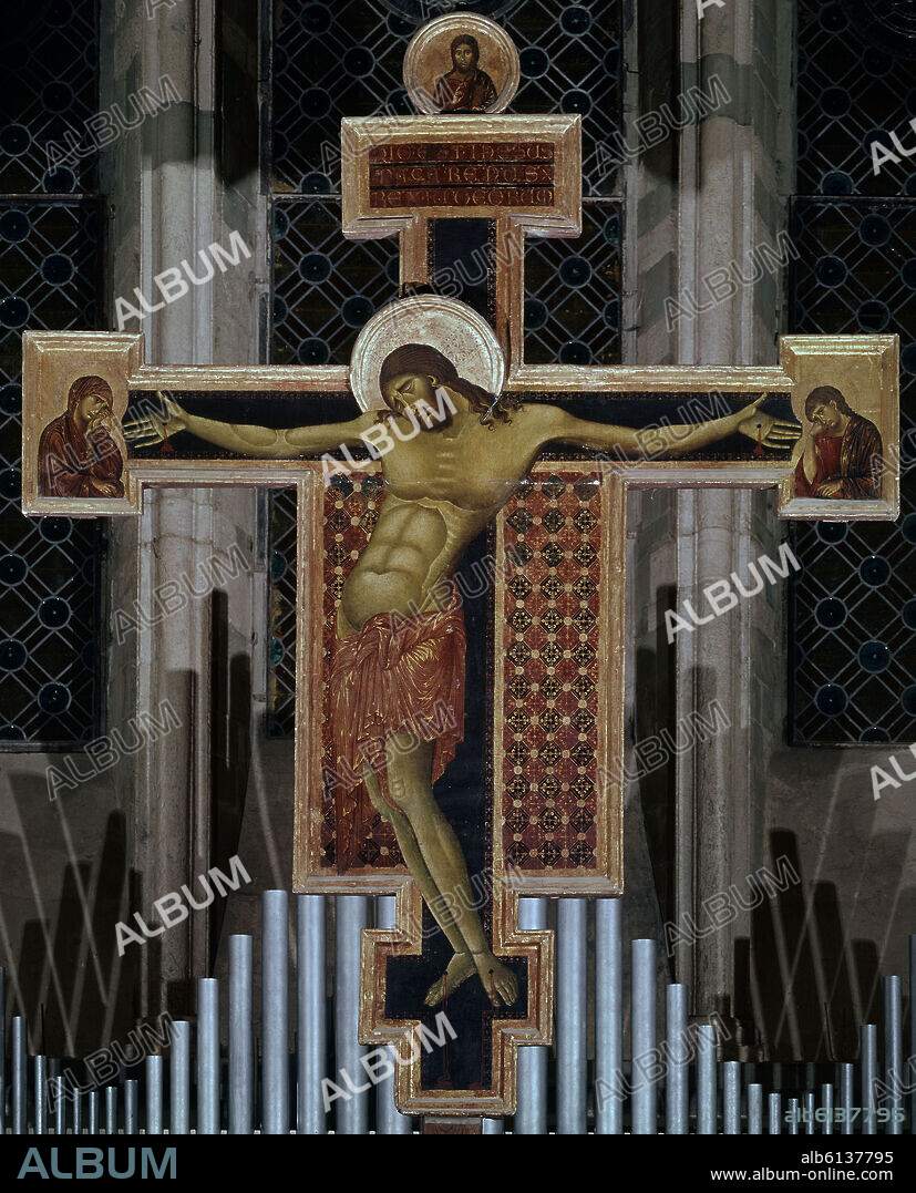 CIMABUE. CRUCIFIXION - 1260 - GOTICO ITALIANO - DUOCENTO.