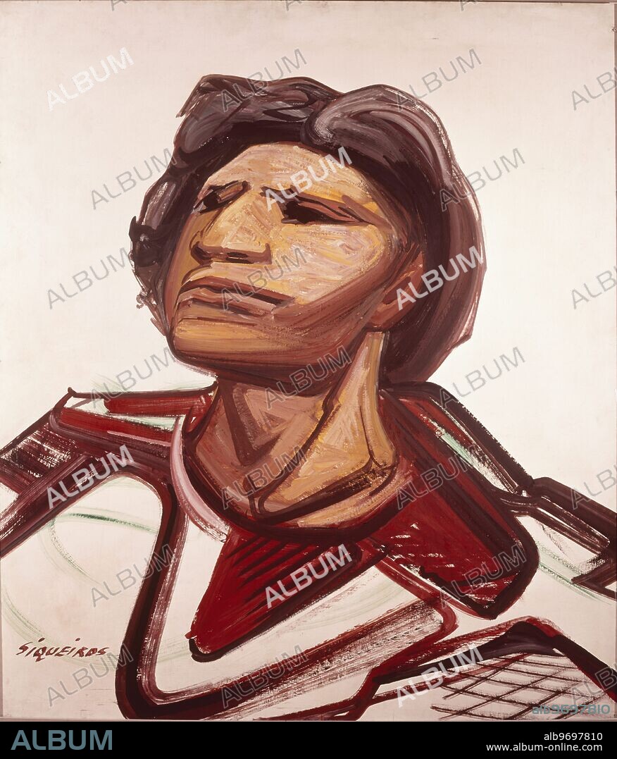 Cuauhtemoc. by David Alfaro Siqueiros. David Alfaro Siqueiros (December 29, 1896 - January 6, 1974) was a Mexican painter and muralist. He was known for his social realism work, particularly his many murals depicting Mexican history, and was a prolific art theorist. He was also a political activist and Communist politician.. Â©Topham.