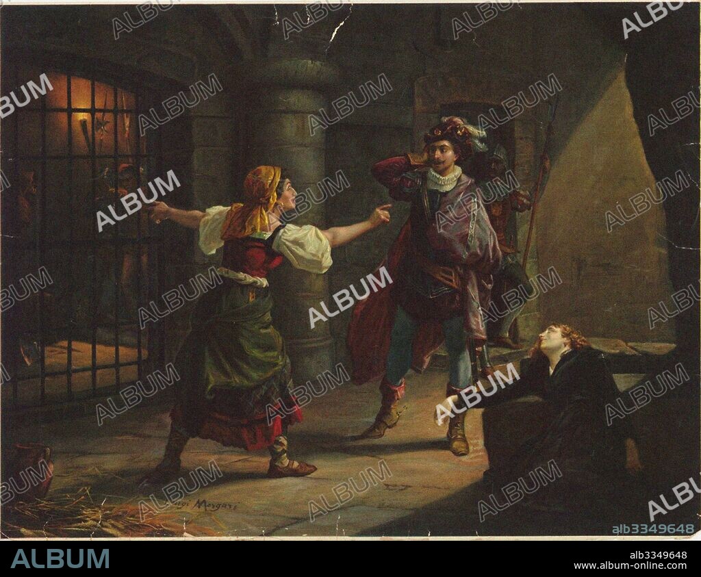 LUIGI MORGARI. Opera Il trovatore by Giuseppe Verdi.