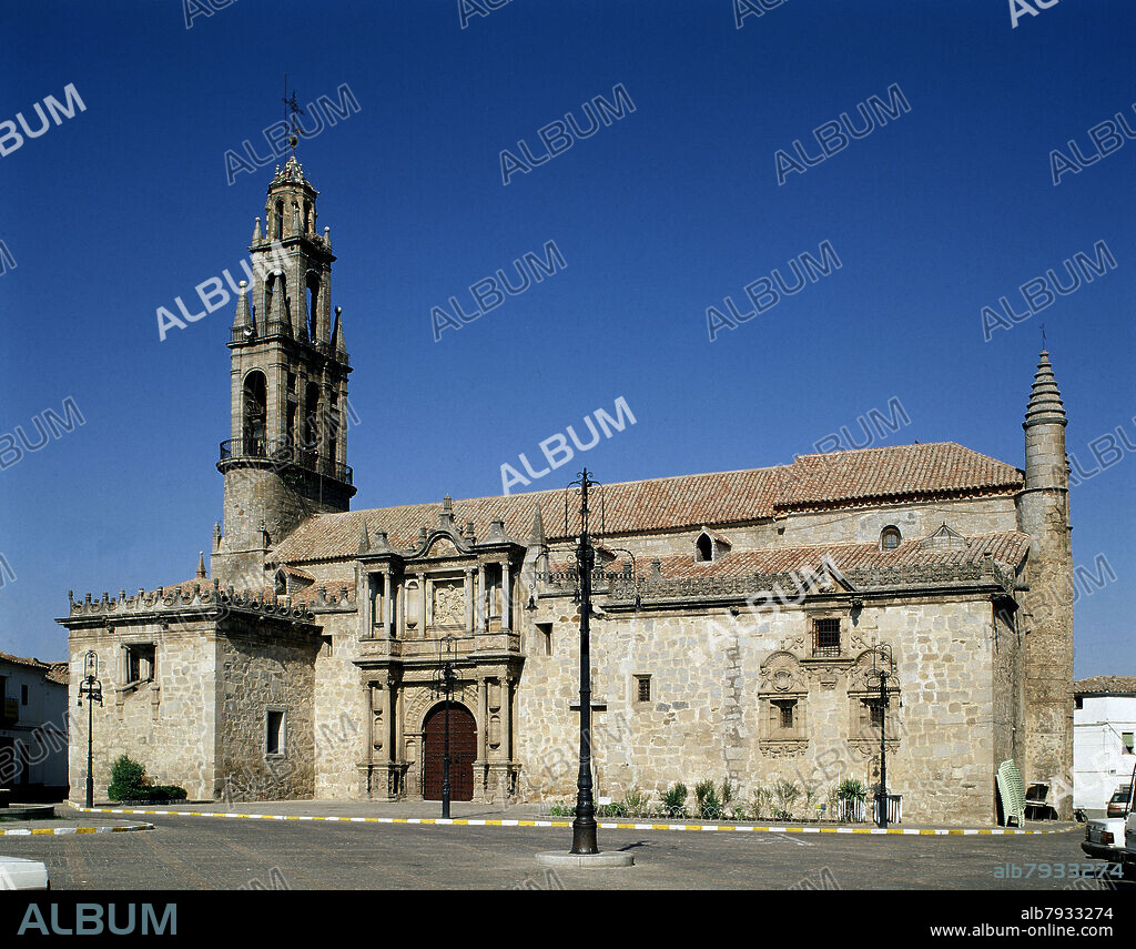 HERNAN RUIZ II O HERNAN RUIZ EL JOVEN. IGLESIA DE SAN JUAN BAUTISTA DE HINOJOSA DEL DUQUE CONOCIDA COMO LA CATEDRAL DE LA SIERRA - SIGLO XVI - INICIADA POR HERNAN RUIZ EL VIE.