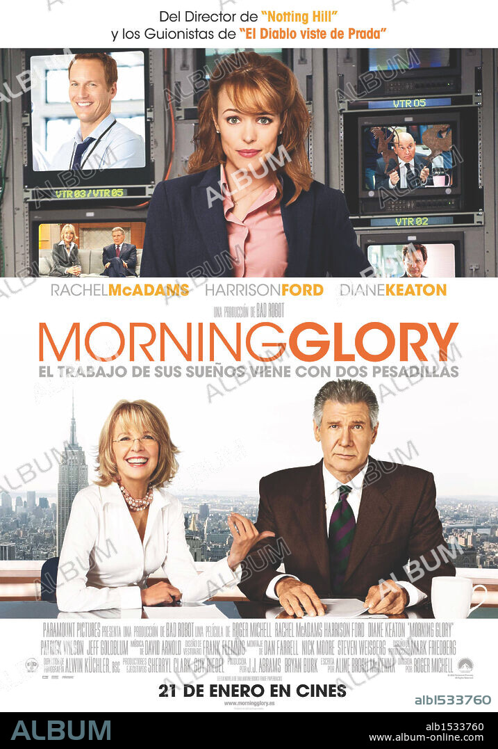 Poster of MORNING GLORY, 2010, directed by ROGER MICHELL. Copyright PARAMOUNT PICTURES.