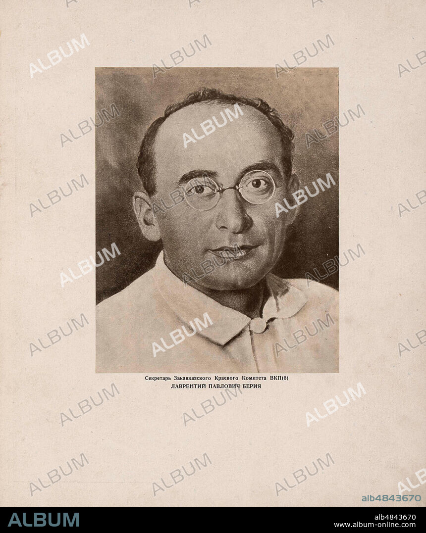 ANONYMOUS. Lavrentiy Beria as Secretary of the Communist Party of the Transcaucasian Socialist Federative Soviet Republic.