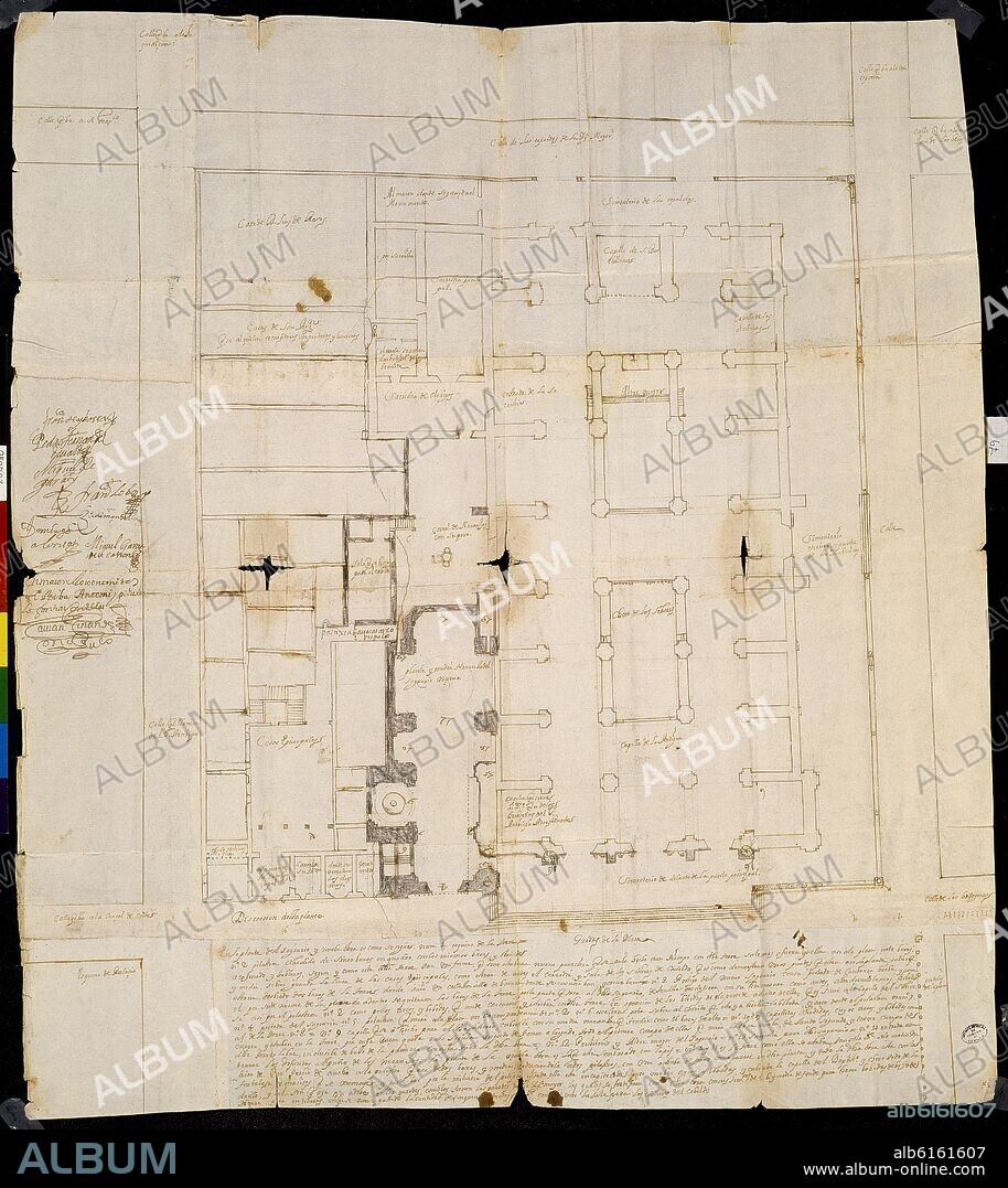 PLANO-OBRA DE LA CATEDRAL Y SAGRARIO DE LIMA(PERU).