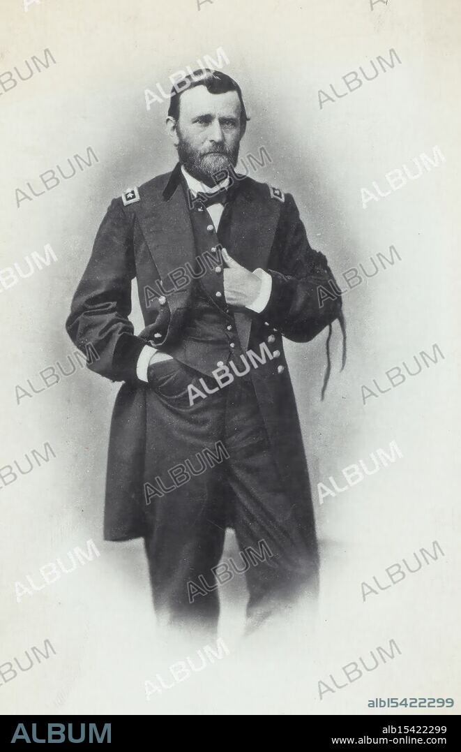 IN COMMEMORATION OF THE 73RD BIRTHDAY OF GENERAL GRANT held by UNION LEAGUE at 'PHILADELPHIA, PA' (REST;), 1895, Date Issued: 1895, Extent: BOOKLET; ILLUS;5.5X9, Pennsylvania's pride born, Grant's legacy forever, History's resting.