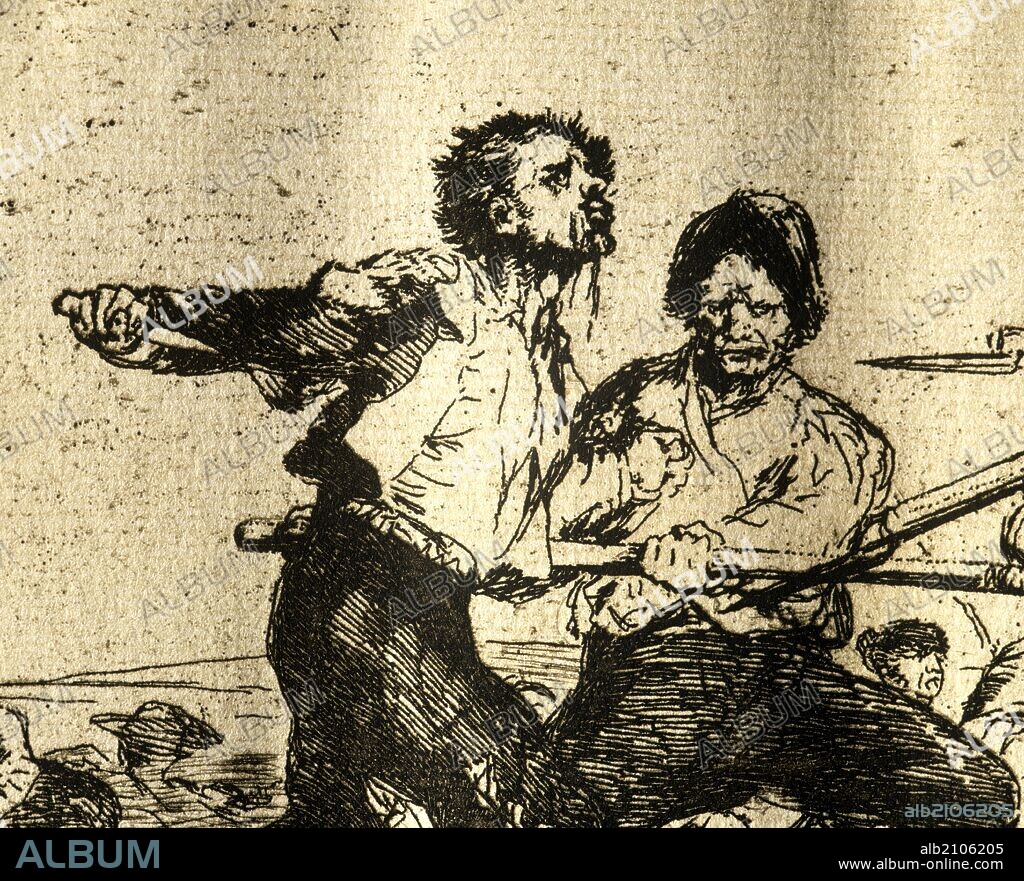GRABADOS. AUTOR: FRANCISCO DE GOYA. SERIE: LOS DESASTRES DE LA GUERRA.