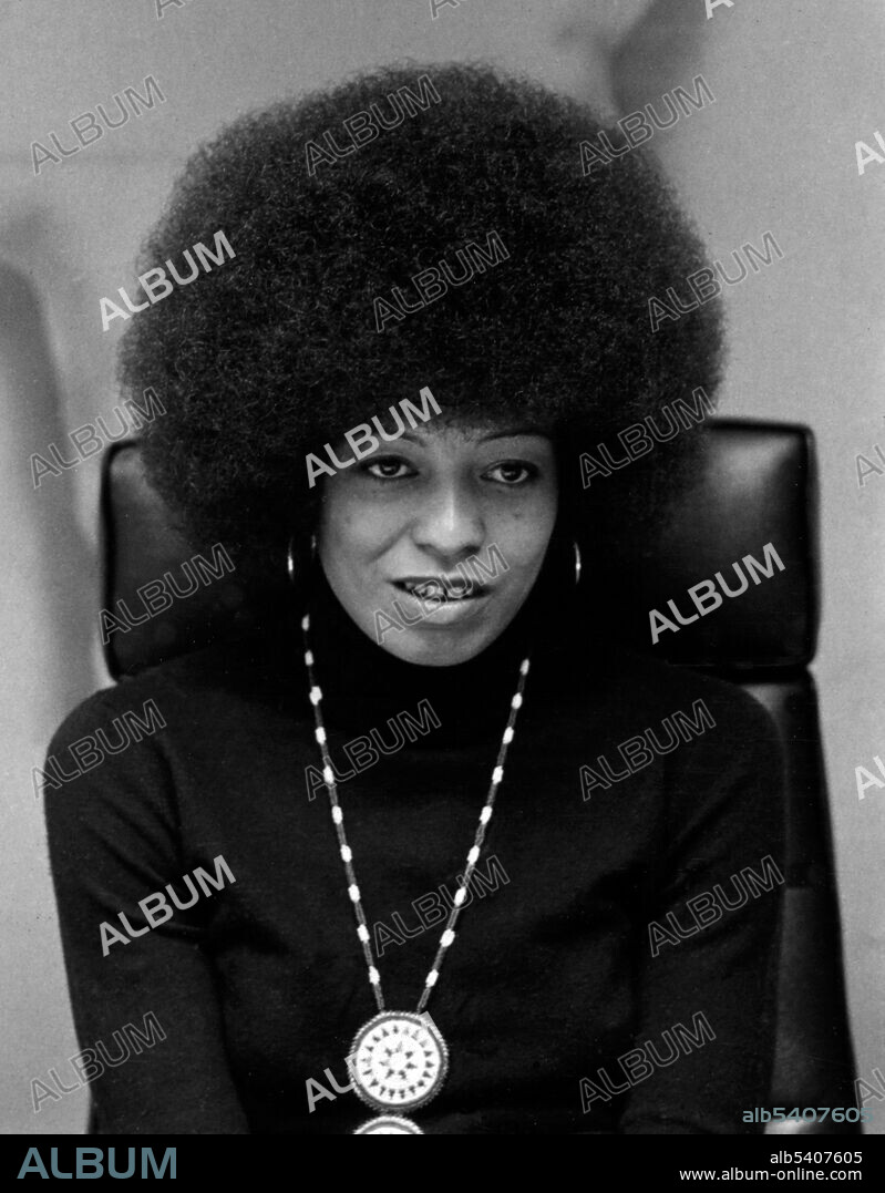Angela Yvonne Davis (born January 26, 1944) is an American political activist, academic, and author. She emerged as a prominent counterculture activist in the 1960s working with the Communist Party USA, and was briefly involved in the Black Panther Party during the Civil Rights Movement. After allegedly purchasing firearms used in the 1970 armed takeover of a Marin County, California courtroom, in which four people were killed, she was prosecuted for conspiracy, and acquitted of this charge. Davis is a professor emerita at the University of California, Santa Cruz, in its History of Consciousness Department.  Bernard Gotfryd, 1974.