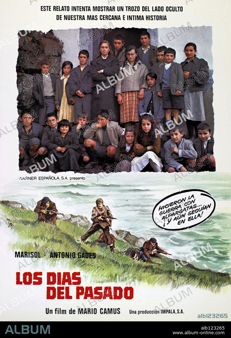 Poster de LOS DÍAS DEL PASADO, 1978, dirigida por MARIO CAMUS. Copyright IMPALA S.A.