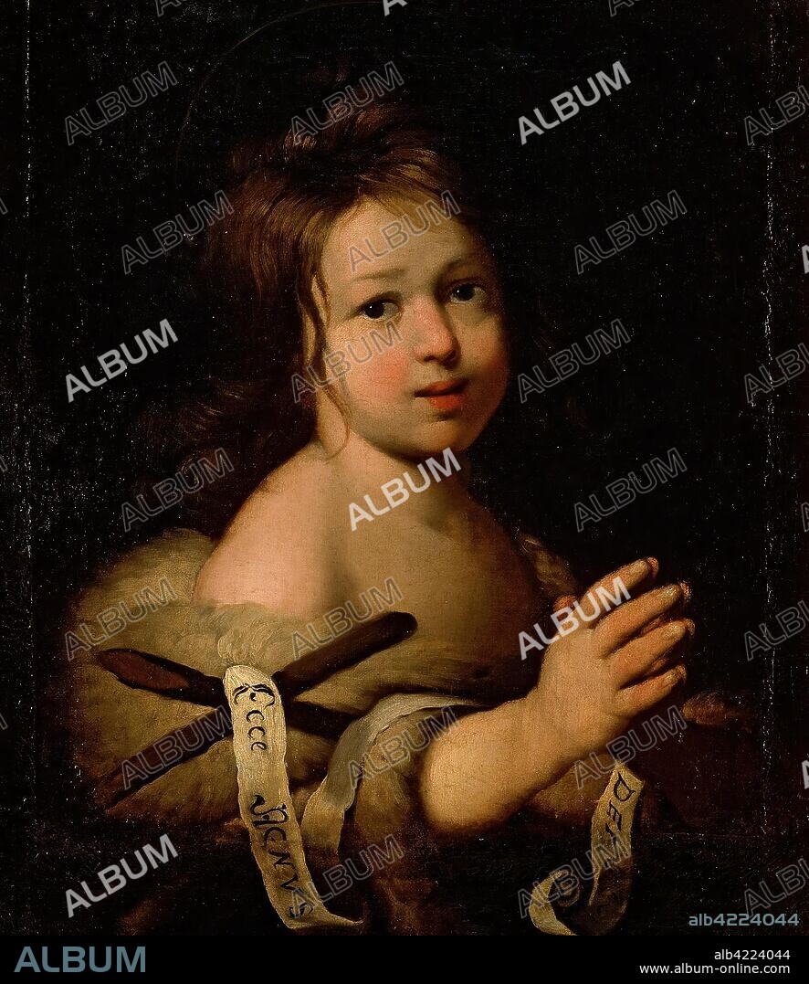 STROZZI, BERNARDO (IL CAPPUCCINO, IL PRETE GENOVESE). 'St John the Baptist'. Italy, Between 1620 and 1625. Dimensions: 66,5x56,5 cm.