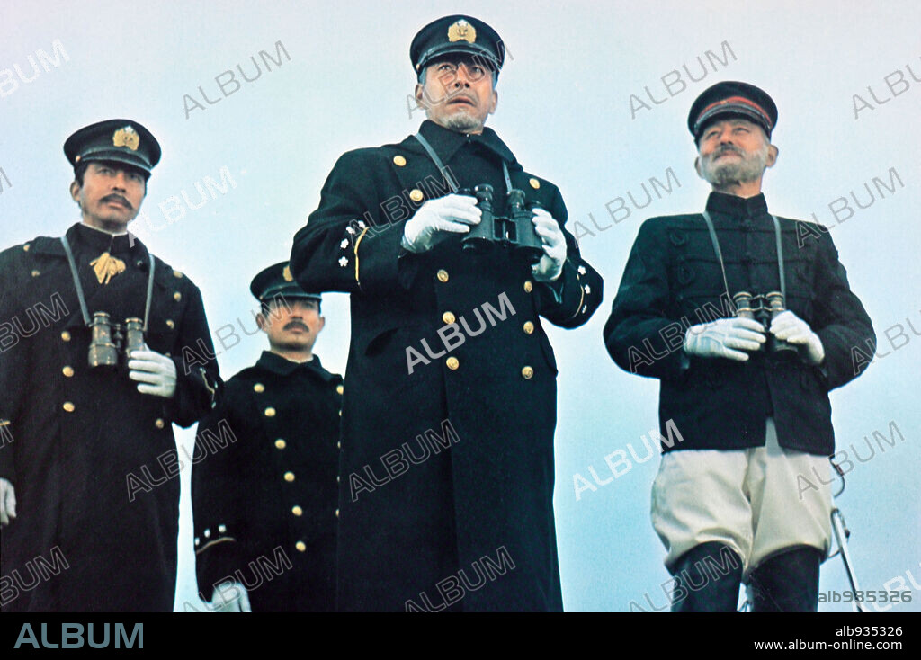 TOSHIRO MIFUNE in BATTLE OF THE JAPAN SEA, 1969 (NIHONKAI DAIKAISEN), directed by SEIJI MARUYAMA. Copyright TOHO.