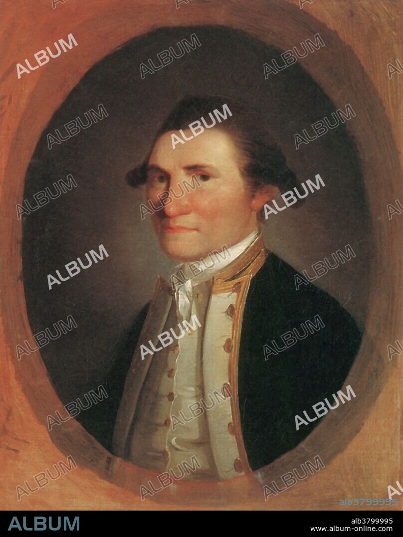 Captain James Cook (November 7, 1728 - February 14, 1779) was an English explorer, navigator and cartographer in the Royal Navy. He mapped lands from New Zealand to Hawaii in the Pacific Ocean in greater detail and on a scale not previously achieved. He surveyed and named features, and recorded islands and coastlines on European maps for the first time. He displayed a combination of seamanship, superior surveying and cartographic skills, physical courage and an ability to lead men in adverse conditions. In 1779 he was attacked and killed by the natives in Hawaii. Originally regarded as a god by the natives, his heart was divided between tribal chiefs and eaten. His hands were stuffed with salt to preserve them and many of his bones were placed around the island, given to other significant tribal chiefs. His remains were then returned to his crew in dignified fashion, with a cloak of white and black feathers, where they were placed in a small coffin and buried at sea.