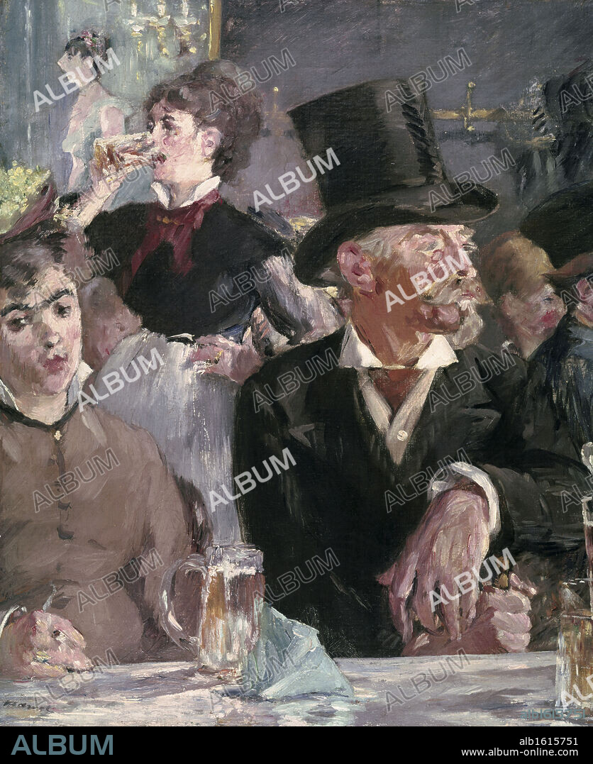 The Cafe Concert   1879  Edouard Manet (1832-1883 French)  Oil on canvas  Walters Art Museum, Baltimore, Maryland, USA.