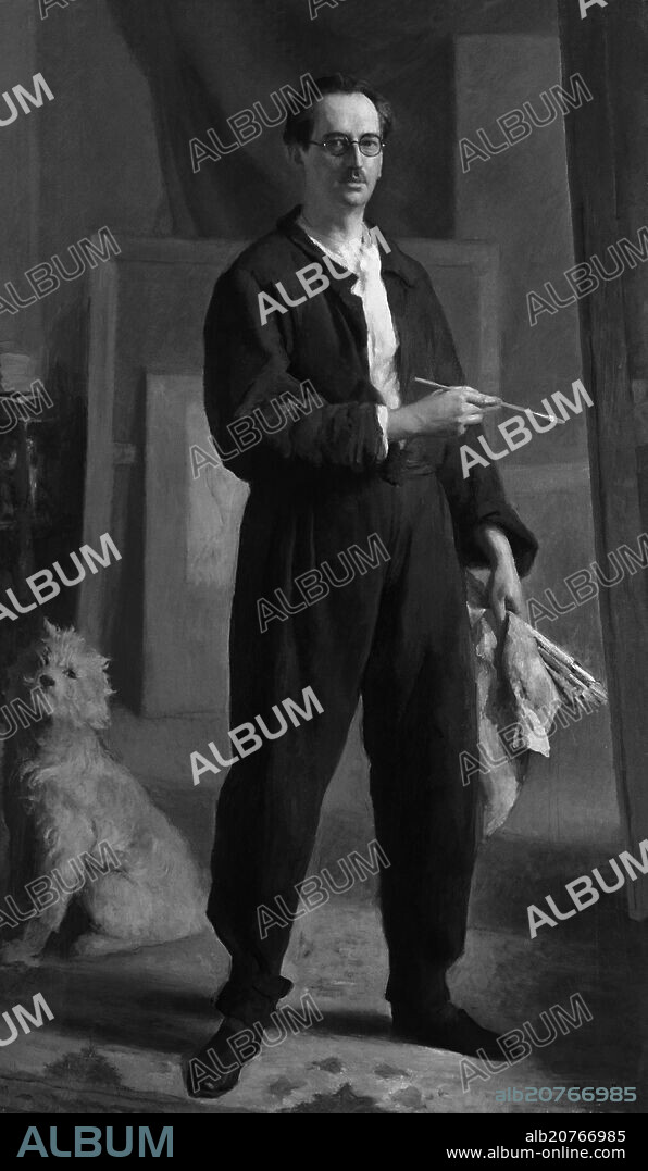 MIGUEL ÁNGEL DEL PINO SARDÁ. AUTORRETRATO - 1934.