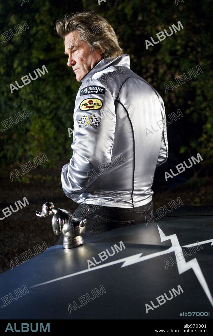 KURT RUSSELL dans BOULEVARD DE LA MORT - UN FILM GRINDHOUSE, 2007 (GRINDHOUSE-DEATH PROOF), réalisé par QUENTIN TARANTINO. Copyright DIMENSION FILMS/A BAND APART/BIG TALK PRODUCTIONS/DARTMOUTH.