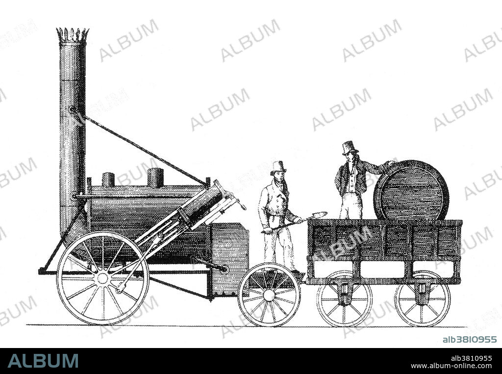 Stephenson's Rocket was an early steam locomotive of 0-2-2 wheel arrangement, built in 1829 at the Forth Street Works of Robert Stephenson and Company in Newcastle Upon Tyne. It was built for, and won, the Rainhill Trials held by the Liverpool & Manchester Railway in 1829 to choose the best design to power the railway. It was the first steam locomotive to bring together several innovations to produce the most advanced locomotive of its day and became the template for most steam engines in the following 150 years.