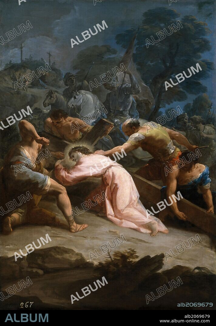 Corrado Giaquinto / 'Cristo camino del Calvario', ca.  1754, Italian School, Oil on canvas, 141 cm x 97 cm, P03132.