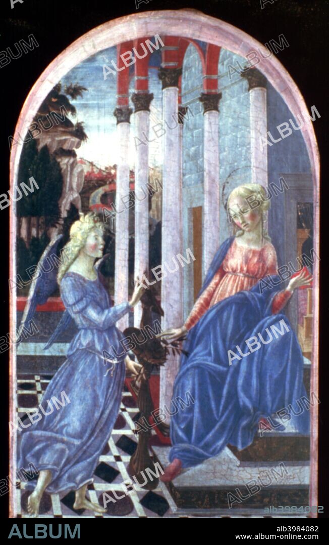 'Annunciation', c1470-1472. The painting comes from the church of San Domenico, Siena.
