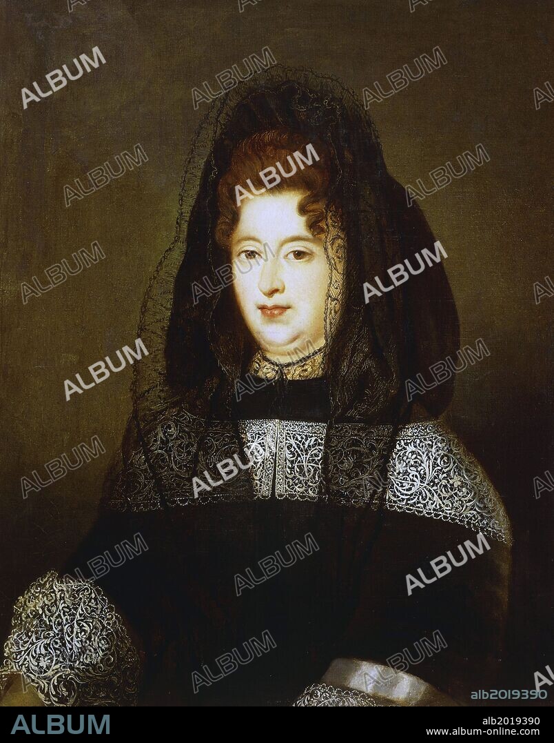 Françoise d´Aubigne Marquise de Maintenon (1635-1719) Queen of France married Louis XIV, 1684, Oil on canvas.