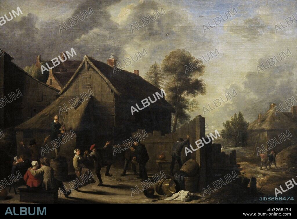 David Teniers the Younger (1610-1690). Flemish painter. A Rustic Party, 1665. National Gallery. Oslo. Norway.