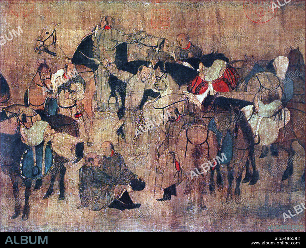 The Khitan people (or Khitai, Kitan, or Kidan), were a nomadic Mongolic people, originally located in Mongolia and Manchuria (the northeastern region of modern day China) from the 4th century. They dominated a vast area in northern China by the 10th century under the Liao Dynasty, but have left few relics that have survived until today. After the fall of Liao in 1125, many Khitans moved further west and established the state of Kara Khitai, which was finally destroyed by the Mongol Empire in 1218.
