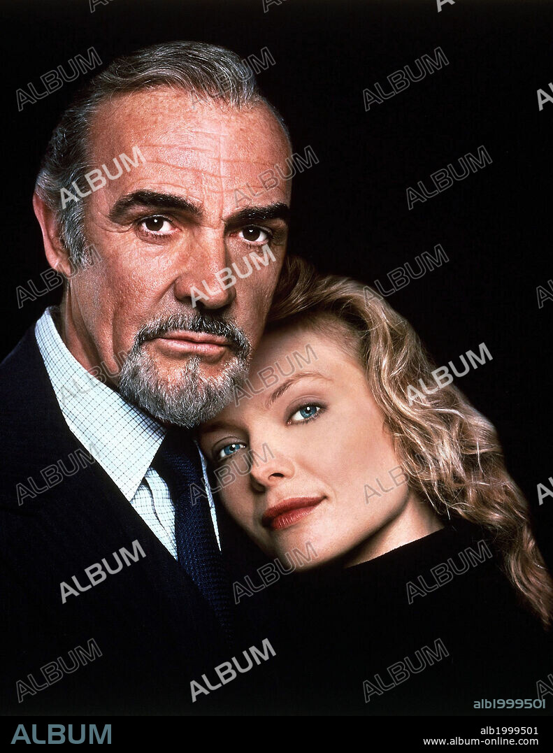 MICHELLE PFEIFFER y SEAN CONNERY en LA CASA RUSIA, 1990 (THE RUSSIA HOUSE), dirigida por FRED SCHEPISI. Copyright PATHE/MGM.