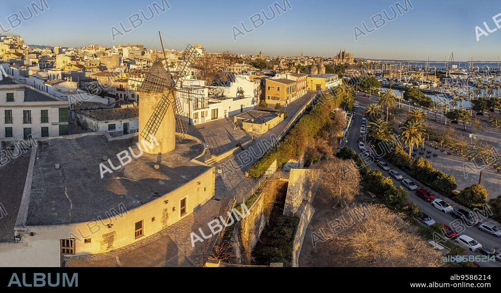 Historic Site of the Jonquet neighborhood, Palma, Mallorca, Balearic Islands, Spain.