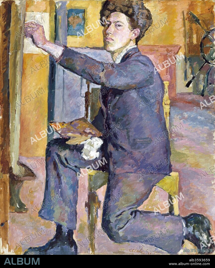 ALBERTO GIACOMETTI. Self-Portrait.