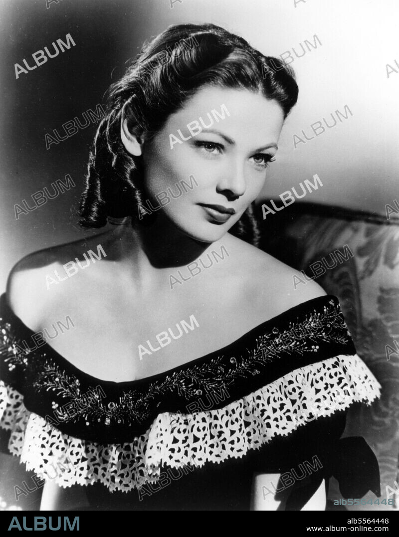GENE TIERNEY en EL CASTILLO DE DRAGONWYCK, 1946 (DRAGONWYCK), dirigida por JOSEPH L. MANKIEWICZ. Copyright 20TH CENTURY FOX.