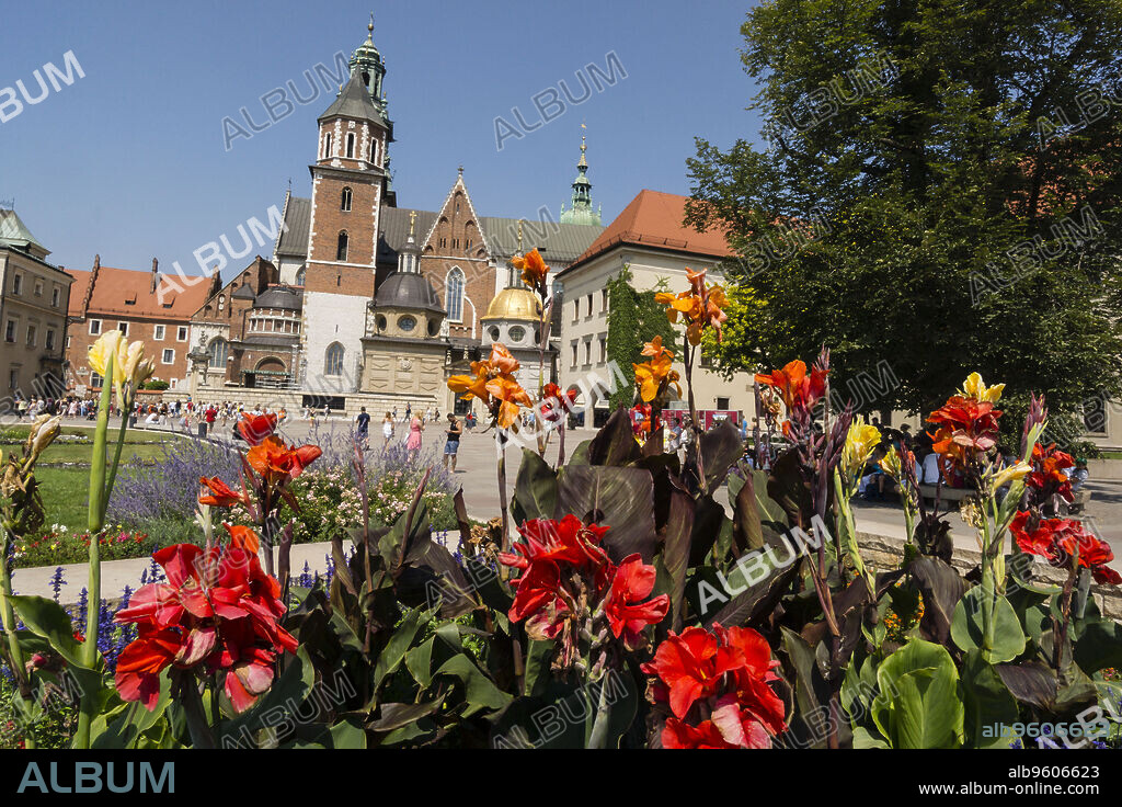 Catedral de Wawel, santuario nacional polaco, Cracovia,Polonia, eastern europe.