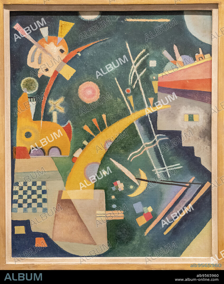 Horn-Shape, Wassily Kandinsky, 1924, Berlin, Federal Republic of Germany.