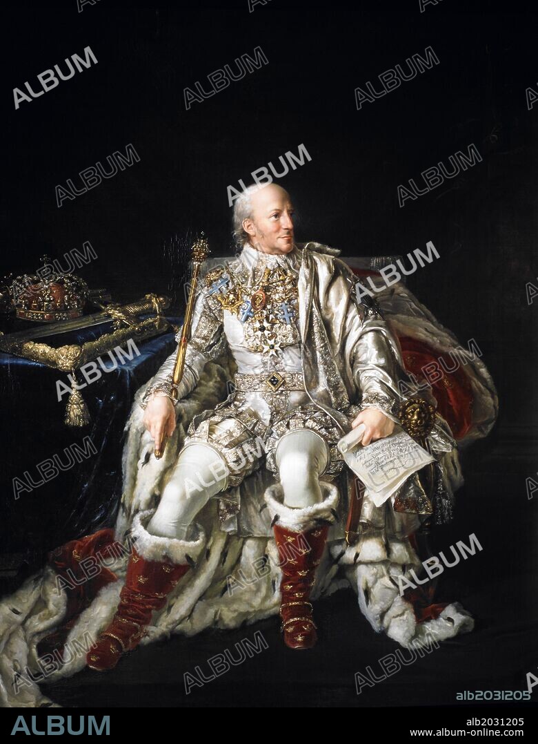 PER KRAFFT THE ELDER. Carlos XIII rey de suecia y Noruega 1748-1818, 1781.
