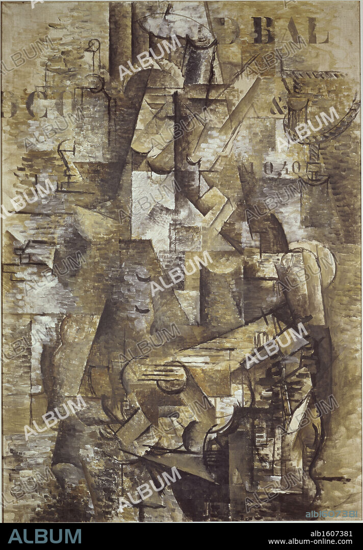 Le Portugaise (The Emigrant) by Georges Braque, 1911, 1882-1963, Switzerland, Kunstmuseum Basel.
