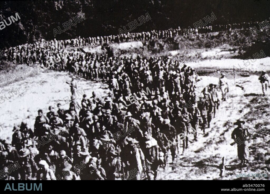 The important Battle of Dien Bien Phu was fought between the Vi?t Minh (led by General Vo Nguyen Giap), and the French Union (led by General Henri Navarre, successor to General Raoul Salan). The siege of the French garrison lasted fifty-seven days, from 5: 30PM on March 13 to 5: 30PM on May 7, 1954. The southern outpost or fire base of the camp, Isabelle, did not follow the cease-fire order and fought until the next day at 01: 00AM; a few hours before the long-scheduled Geneva Meeting's Indochina conference involving the United States, the United Kingdom, the French Union and the Soviet Union. The battle was significant beyond the valleys of Dien Bien Phu. Giap's victory ended major French involvement in Indochina and led to the accords which partitioned Vietnam into North and South. Eventually, these conditions inspired the United States to increase their involvement in Vietnam leading to the Second Indochina War. The battle of Ði?n Biên Ph? is described by historians as the first time that a non-European colonial independence movement had evolved through all the stages from guerrilla bands to a conventionally organized and equipped army able to defeat a modern Western occupier in pitched battle.