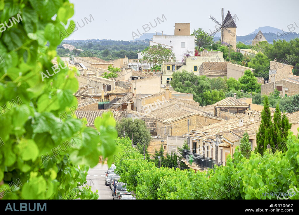 Santa Eugenia village, Mallorca, balearic islands, Spain.