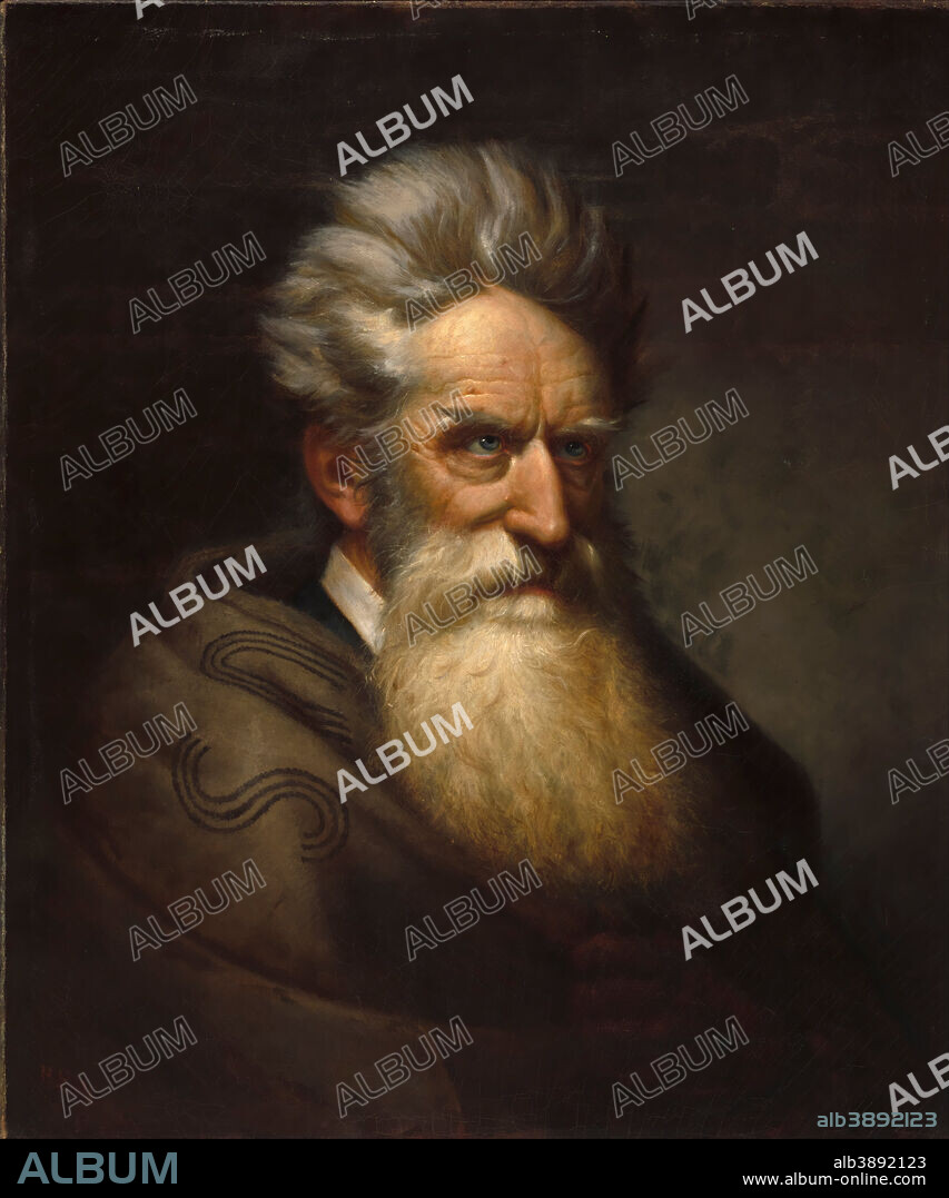 OLE PETER HANSEN BALLING. John Brown. Date/Period: 1872. Painting. Oil on canvas. Height: 765 mm (30.11 in); Width: 645 mm (25.39 in).
