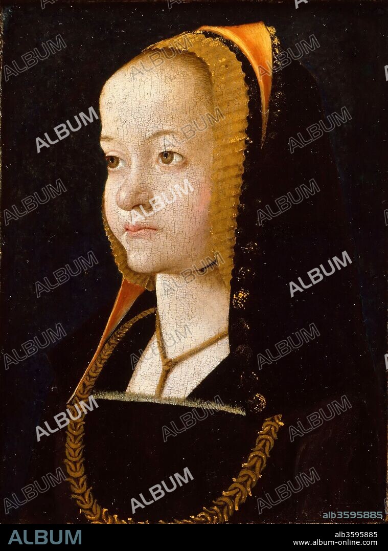 JEAN PERREAL. Portrait of a woman (Jeanne Besse ?).