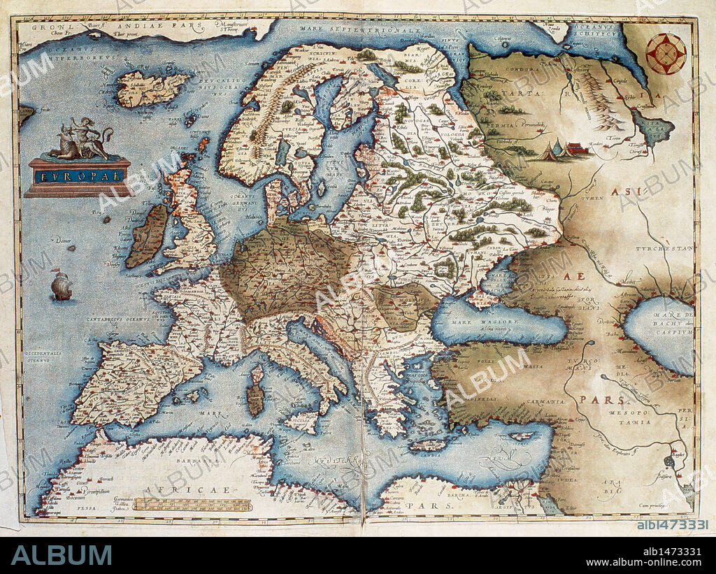 MAPA DE EUROPA. S. XV.
