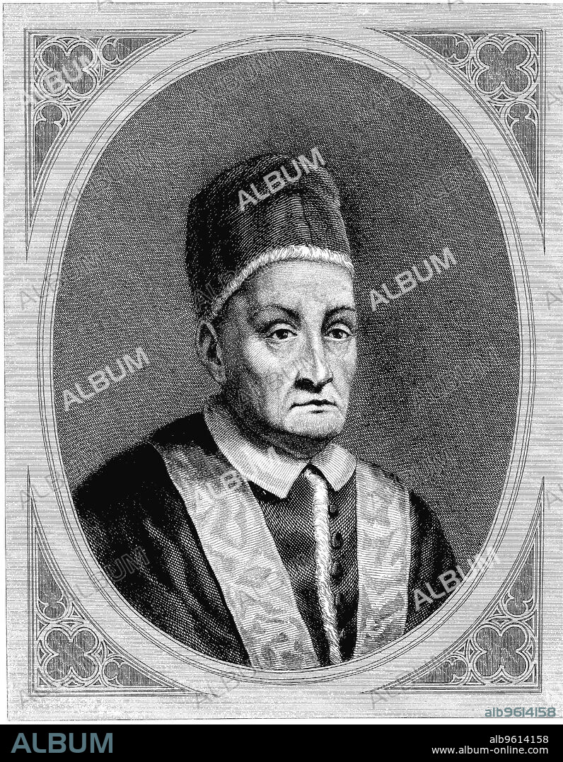Benedict XIII. Vincenzo Maria Orsini (1649-1730). Pope from 1724 to 1730.