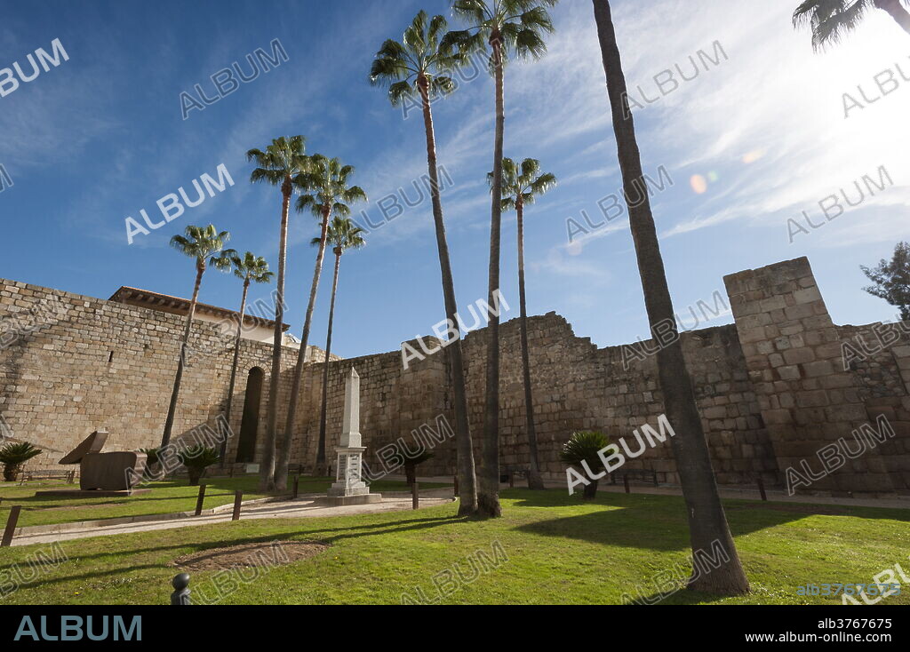 Al Cazaba, Merida, Badajoz, Extremadura, Spain, Europe.