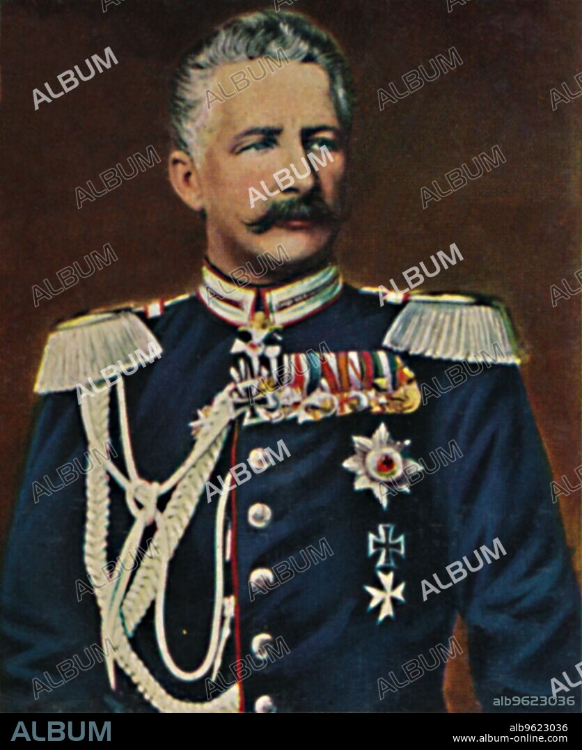 'Feldmarschall Graf von Waldersee 1832-1904', 1934. Alfred Ludwig Heinrich Karl Graf von Waldersee (1832-1904), German field marshal who served as Chief of the Imperial German General Staff from 1888 to 1891 and as Commander of German Forces in China in 1900-1901. From "Die Großen der Weltgeschichte". [Eckstein-Halpaus, Dresden, 1934].