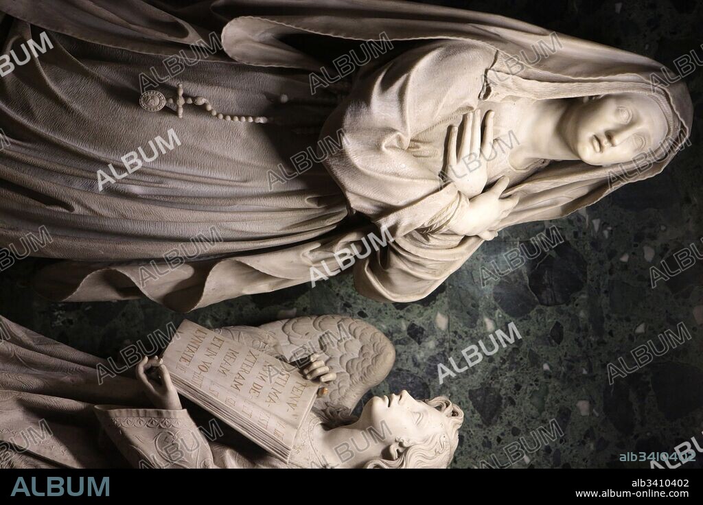 Blessed Virgin, Bernini, Basilique de Santa Francesca Romana.