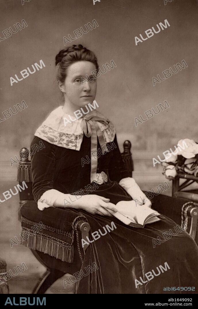 Millicent Fawcett (born Garrett - 1947-1929) English feminist, for 50 years a leader of the movement for women's suffrage. Sister of the pioneer woman physician Elizabeth Garrett Anderson; wife of Henry Fawcett, the blind radical politician. From "The Cabinet Portrait Gallery" (London, 1890-1894). Woodburytype after photograph by W & D Downey. (Photo by: Universal History Archive/UIG via Getty Images).