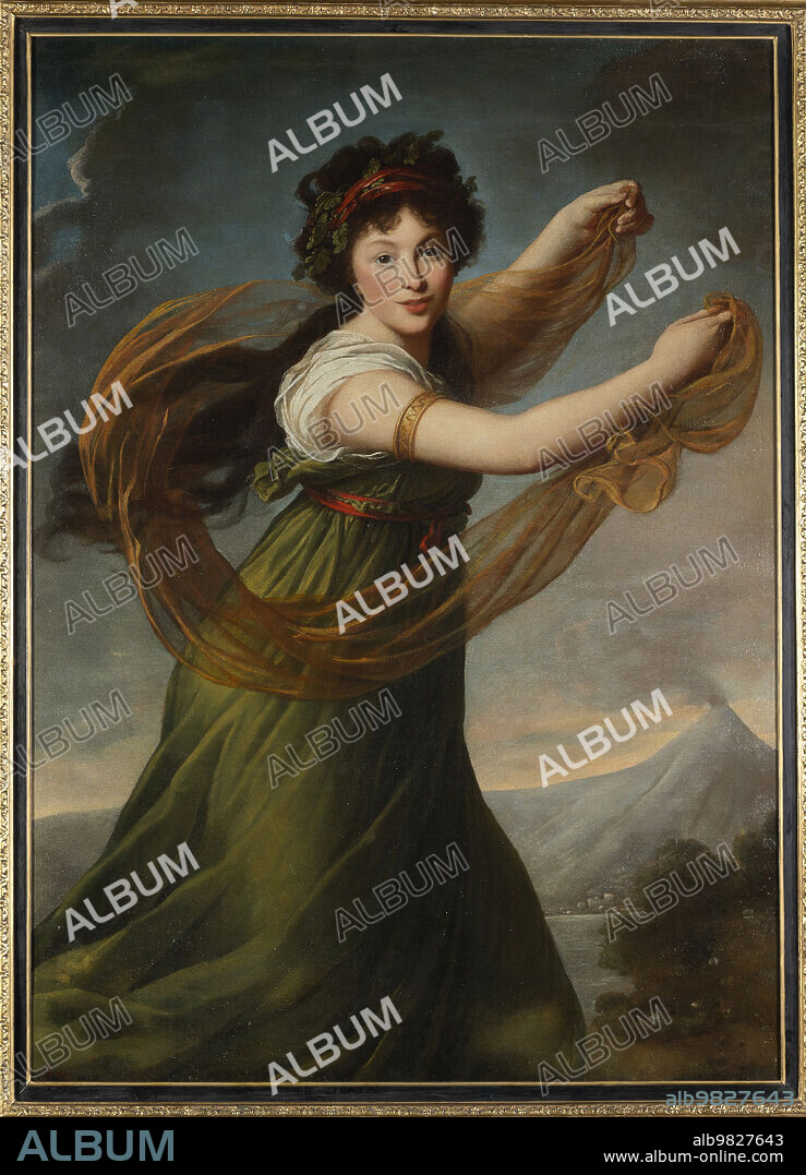 ÉLISABETH LOUISE VIGéE LE BRUN. Portrait of Pelagia Sapieha (1775-1846) née Potocka.