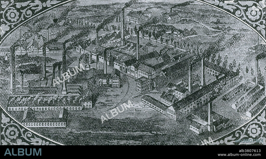 Krupp Steelworks, Essen, 1850