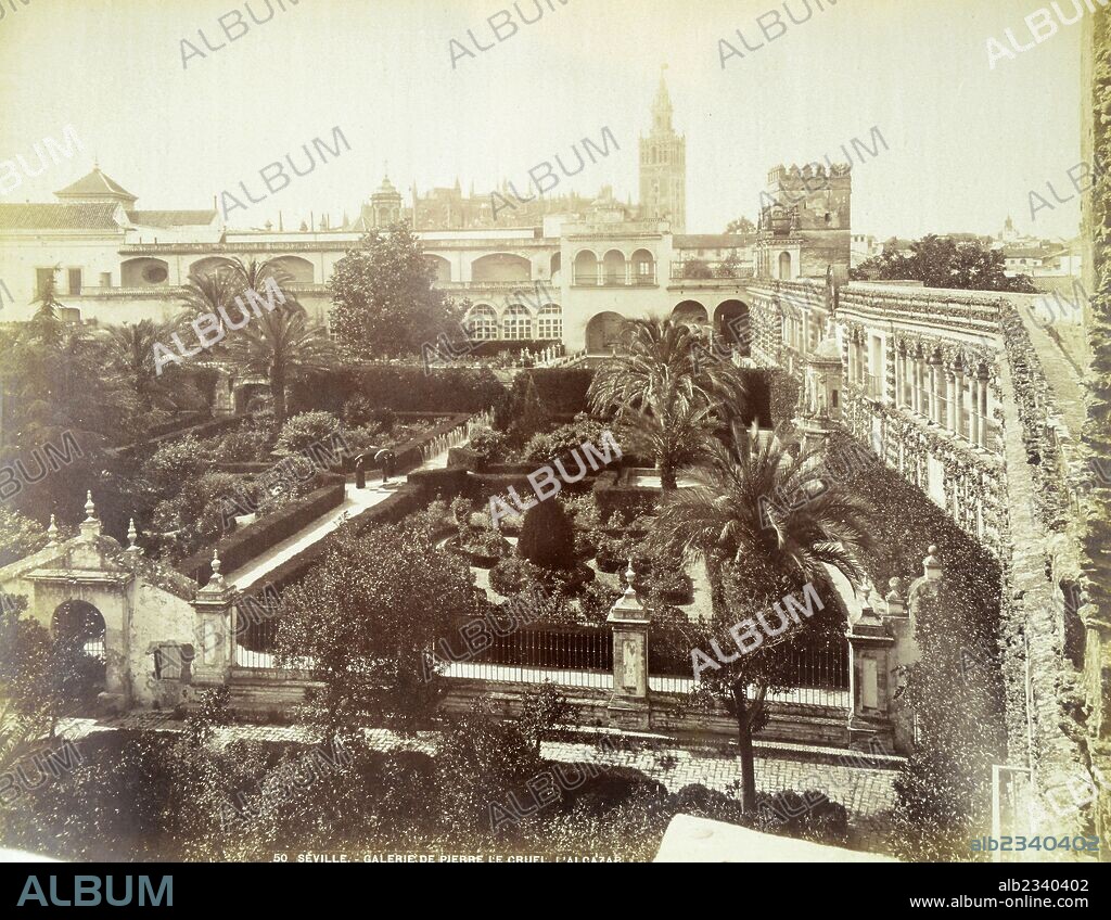 Sevilla, Alcázar, Jardines y Galería del Grutesco.