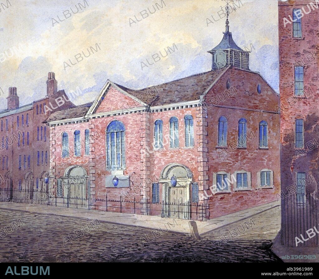 View of the Church of St George the Martyr, Queen Square, Holborn, London, c1815.