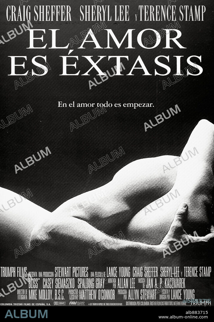 Poster de AMOR ES EXTASIS, 1997 (BLISS), dirigida por LANCE YOUNG.