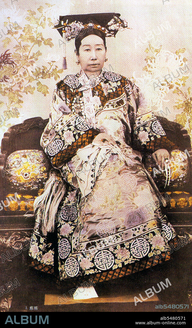 Empress Dowager Cixi (Wade–Giles: Tz'u-Hsi, 29 November 1835 – 15 November 1908) of the Manchu Yehe Nara Clan, was a powerful and charismatic figure who became the de facto ruler of the Manchu Qing Dynasty in China for 47 years from 1861 to her death in 1908.